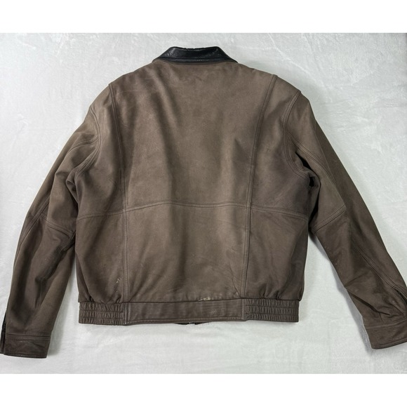 Vintage Wilsons Leather Bomber Jacket Mens‎ Large Thinsulate Removable Liner - Picture 8 of 16